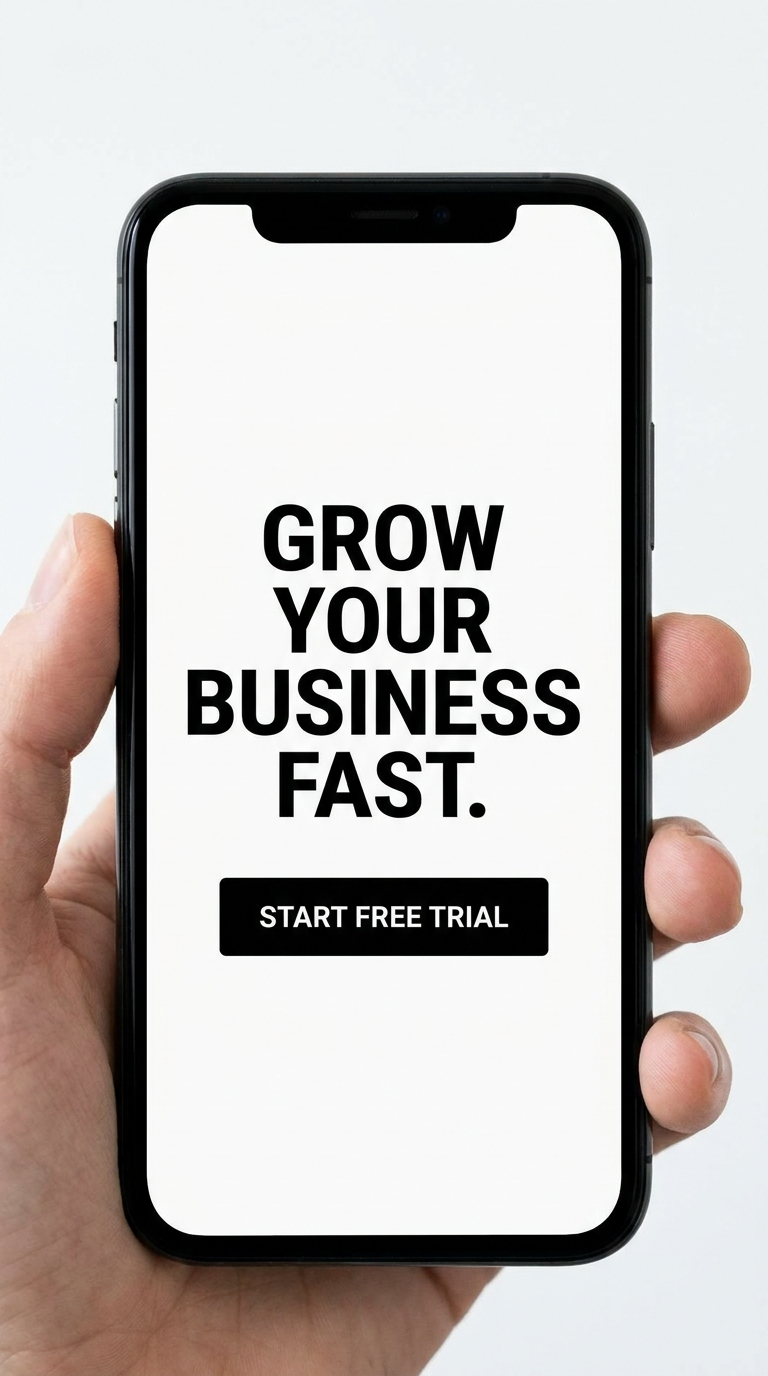 Landing page reel